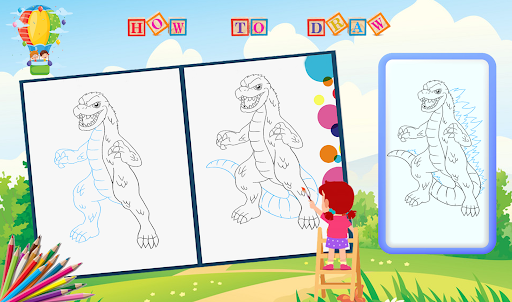 How to Draw Godzilla Monster