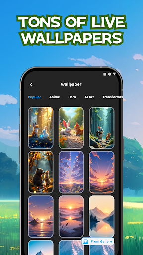 Live Wallpapers - Zipper Lock screenshot 1