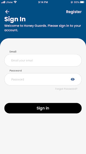 Android application Honey Guards screenshort