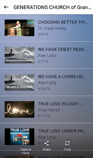 Android application Generations Church of Granbury screenshort
