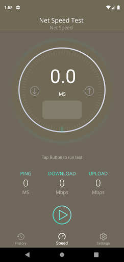 Internet Speed Test App Screen 2