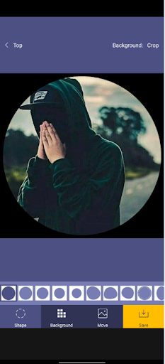 Android application Round Photo : profile picture screenshort