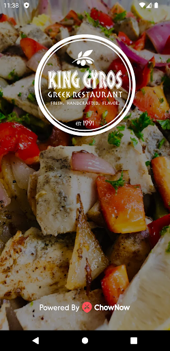 Android application King Gyros Greek screenshort
