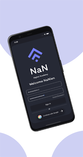 Android application NaN Classe screenshort