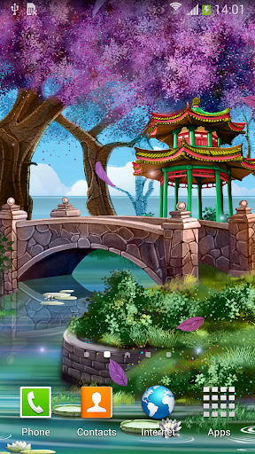 Android application Magic Garden Live Wallpaper screenshort