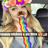 snappy stickers & pic filtre icon
