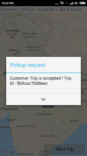 Android application Gaddy Driver screenshort