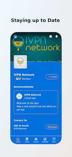 Android application IVPN Network screenshort