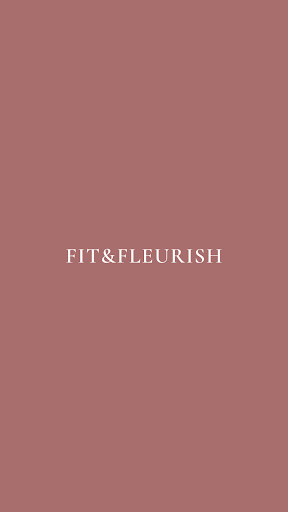 Android application Fit and Fleurish screenshort