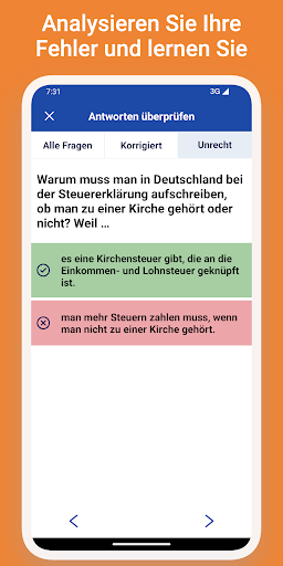 Einbürgerungstest Trainer Screen 3