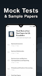 CA Foundation Preparation App: ICAI, Mock Tests