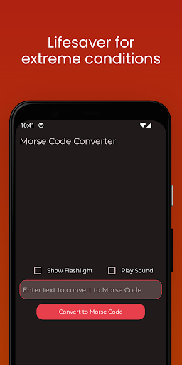 Morse Code: Flashlight & Sound Screen 3