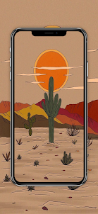 Cute Cactus Wallpaper