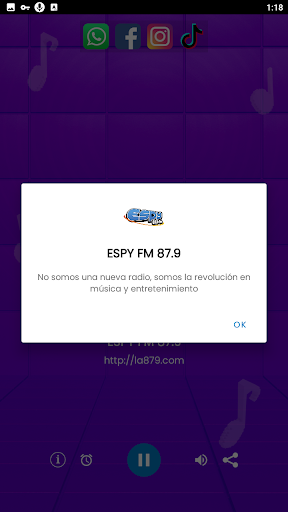 ESPY FM 87.9 Screen 3