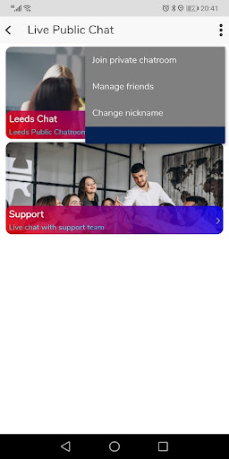 Leeds chat for live in Contact us