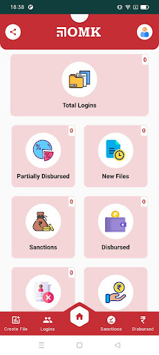 Android application OMK-PARTNER screenshort