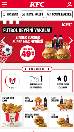 KFC Türkiye - Online Sipariş