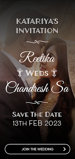 Android application Wedding Invites screenshort