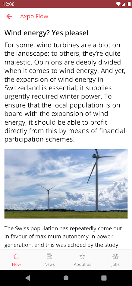 #3. Axpo Flow (Android) Podle: Axpo Group