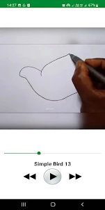 How to Draw Simple Birds