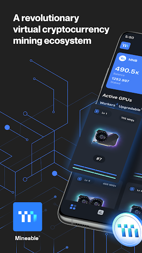 Android application Mineable - Earn Passive Crypto screenshort