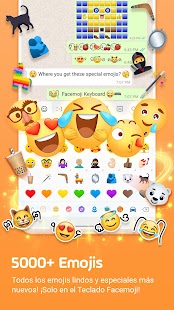 Teclado Emoji Facemoji & Fonts Screenshot