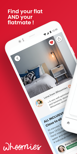 Android application Whoomies - Spare room, roommat screenshort