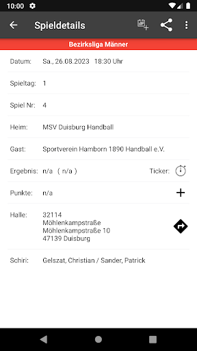 SV Hamborn 1890 Handball Screen 3