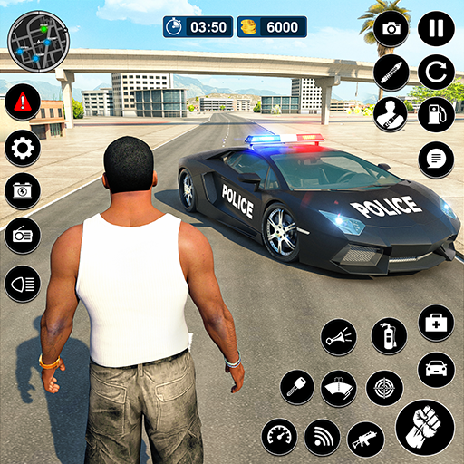 لص سيارة الشرطة مطاردة لعبة 3D