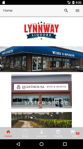 Android application Lynnway Liquors screenshort