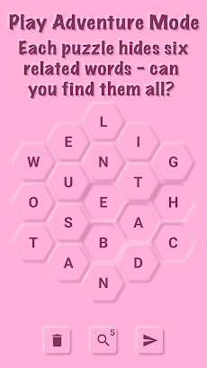 Hex Words: Word Searchのおすすめ画像3