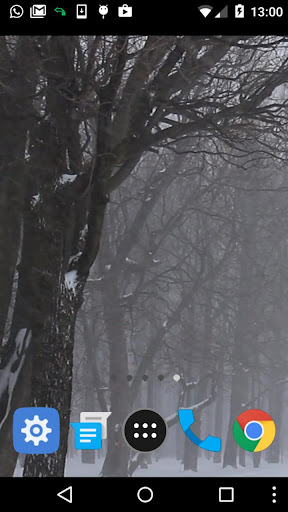 snowstorm wallpaper Screen 2