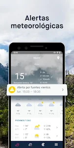 WeatherPro: pronóstico, radar