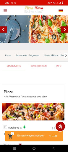 Pizza Roma Eichendorf Screen 2