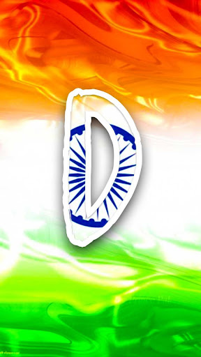 Indian Flag letter Wallpaper