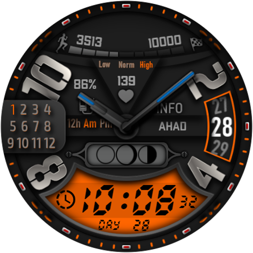 Hybrid Hardless Watch face Download on Windows