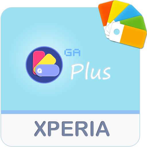 XPERIA Plus | Theme BLUE logo