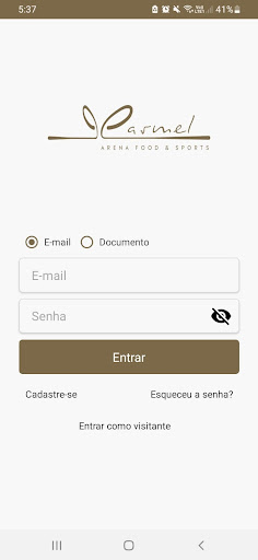 Android application Arena Carmel screenshort