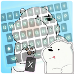 Cover Image of 下载 Cute Bare Bear Keyboard Theme  APK