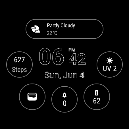 Pixel Slick Watch Face Screen 2
