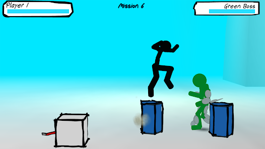 Play Stickman Street Fighting 3D online for Free 
