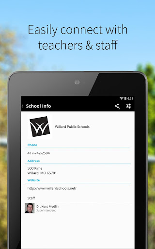 Willard Public Schools Screen 2