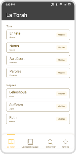 Android application La Tora screenshort