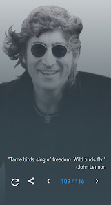 Captura de Pantalla 6 John Lennon Quotes and Lyrics android