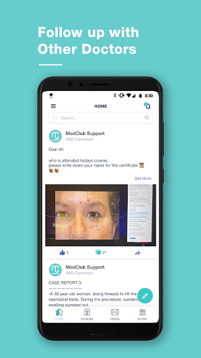 Android application MedClub screenshort