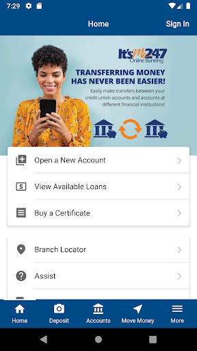 Android application Chiropractic FCU screenshort