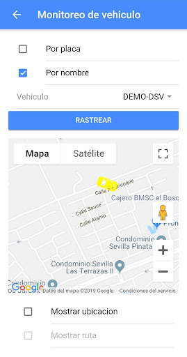 Android application Logix GPS Honduras screenshort