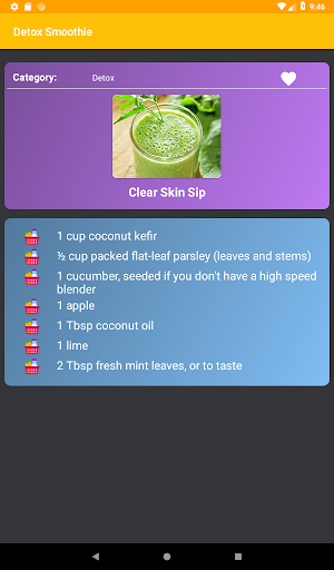 Smoothie recipes  Detox smoot