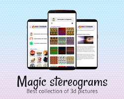 Magic Stereograms - stereo pictures, eye training