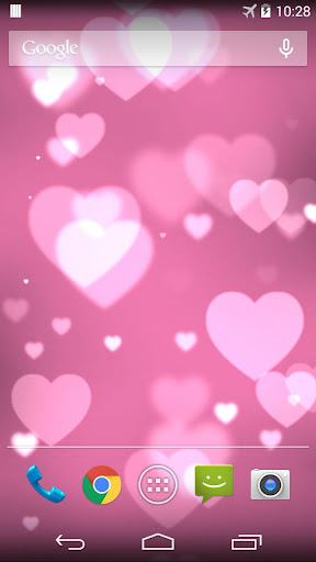 Android application Sweetheart live wallpaper screenshort